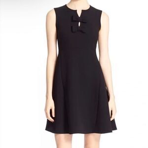 Kate Spade bow sleeveless black‎ dress Size 4